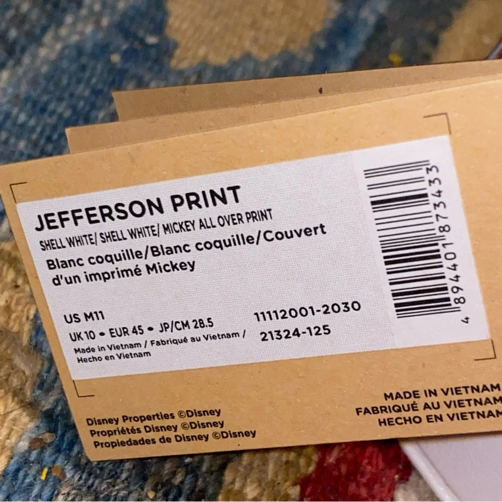 Native Jefferson Mickey Mouse Mens 11 Disney collab - Picture 4 of 7